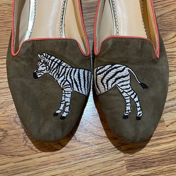Wonder zebra print suede flats size 8.5. - Picture 2 of 9